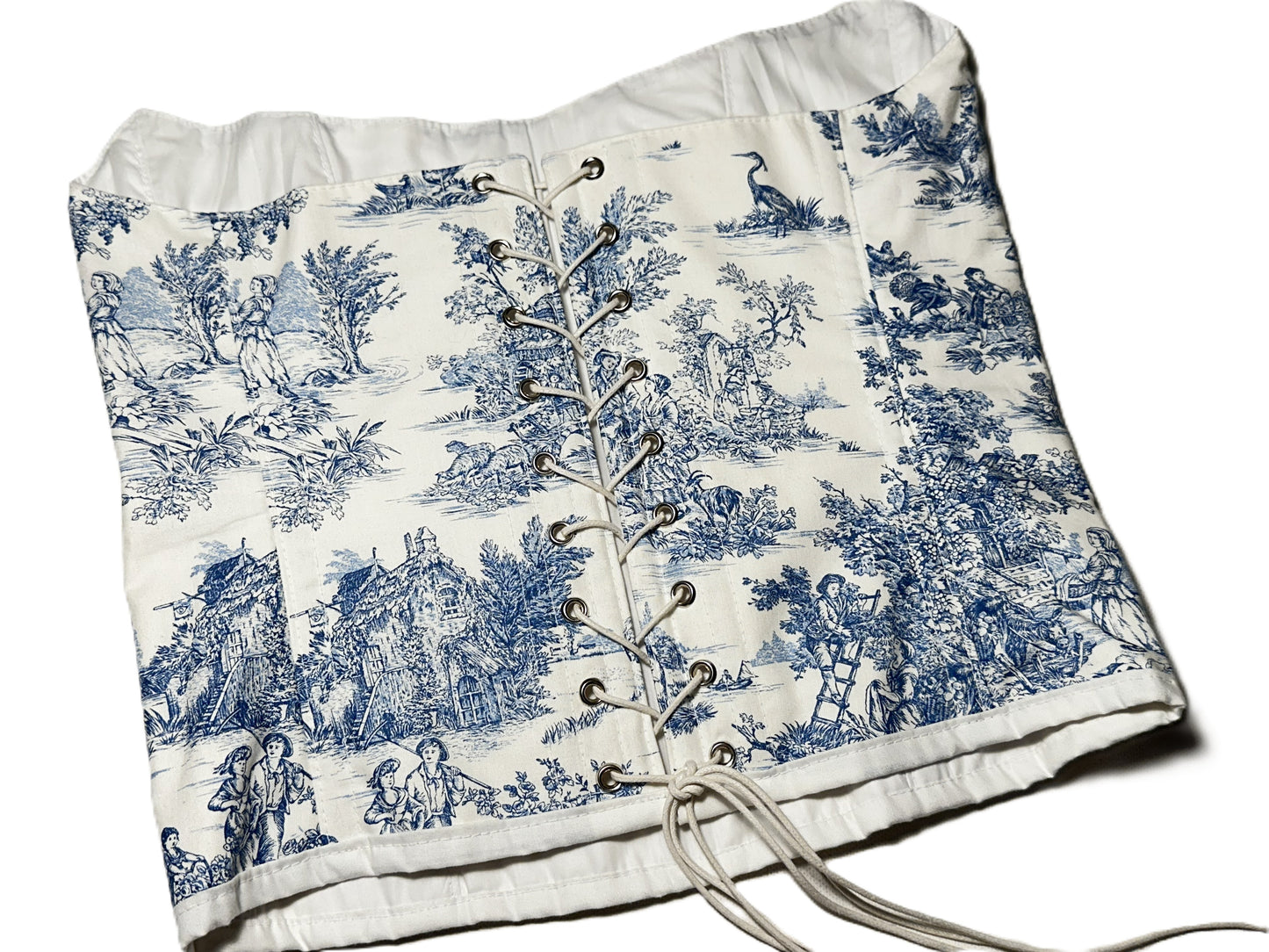 Toile de Jouy Corsage – Longline Schnitt 2025 #719