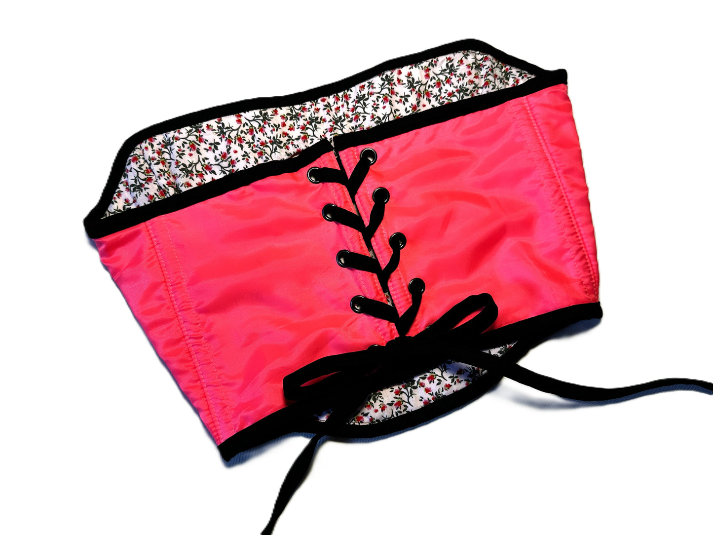 Neon Heart Corset – Y2K Cut-Out Statement Korsett #871