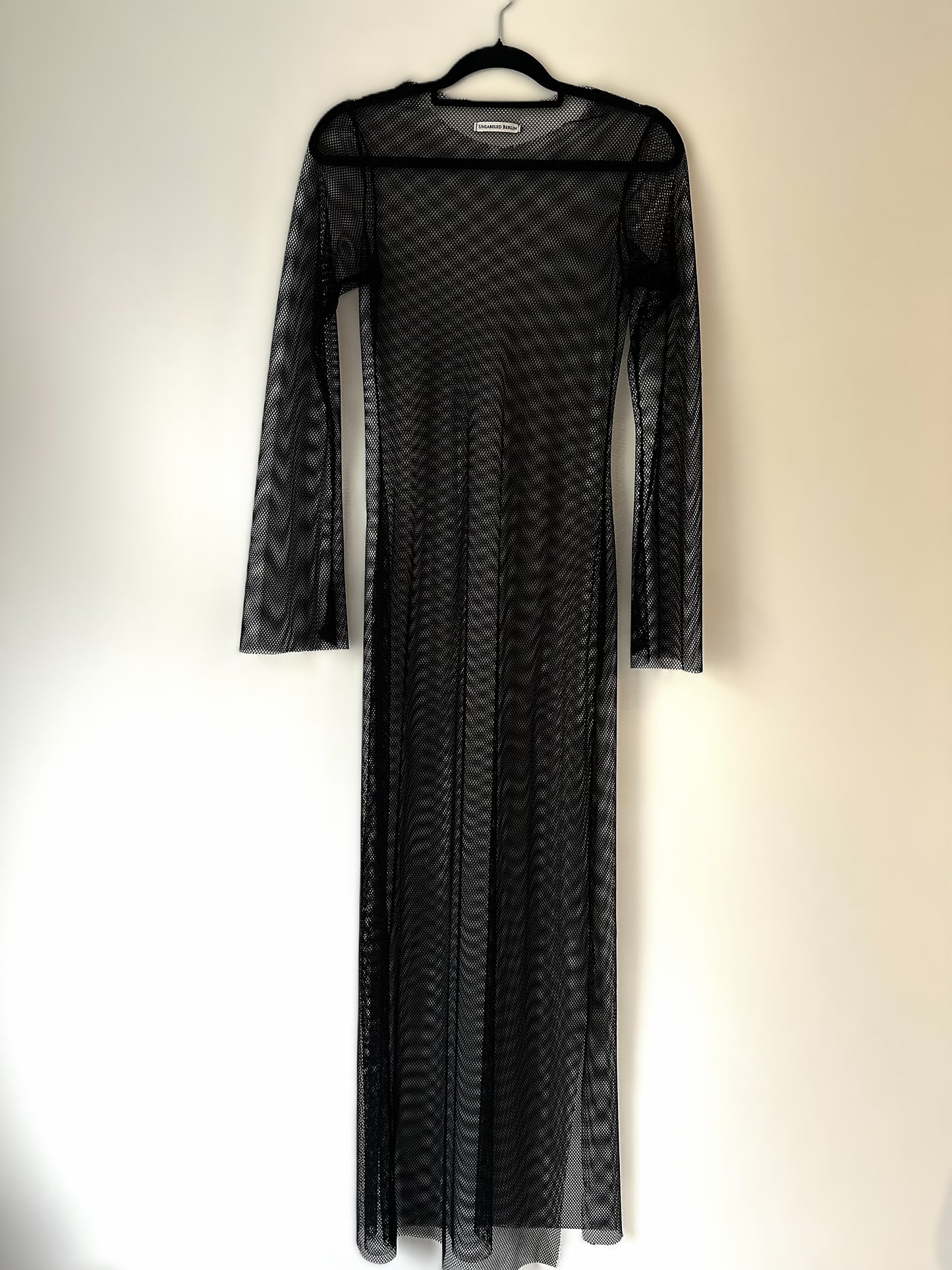 Bodenlanges Netzkleid mit Schlitz | Transparentes Maxi Dress | Collection 2026