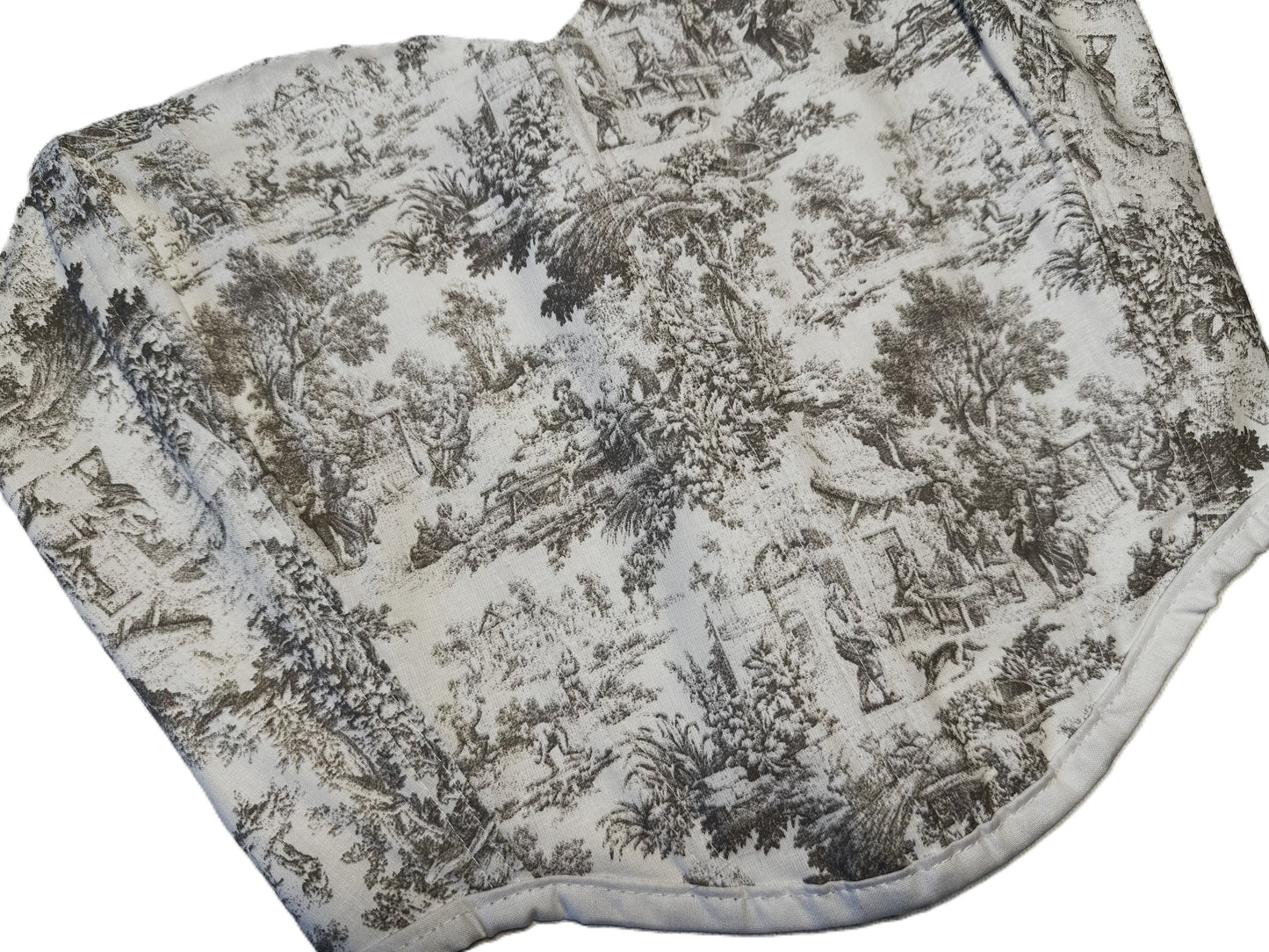 Strapless Toile de Jouy Korsett aus italienischer Baumwolle #739