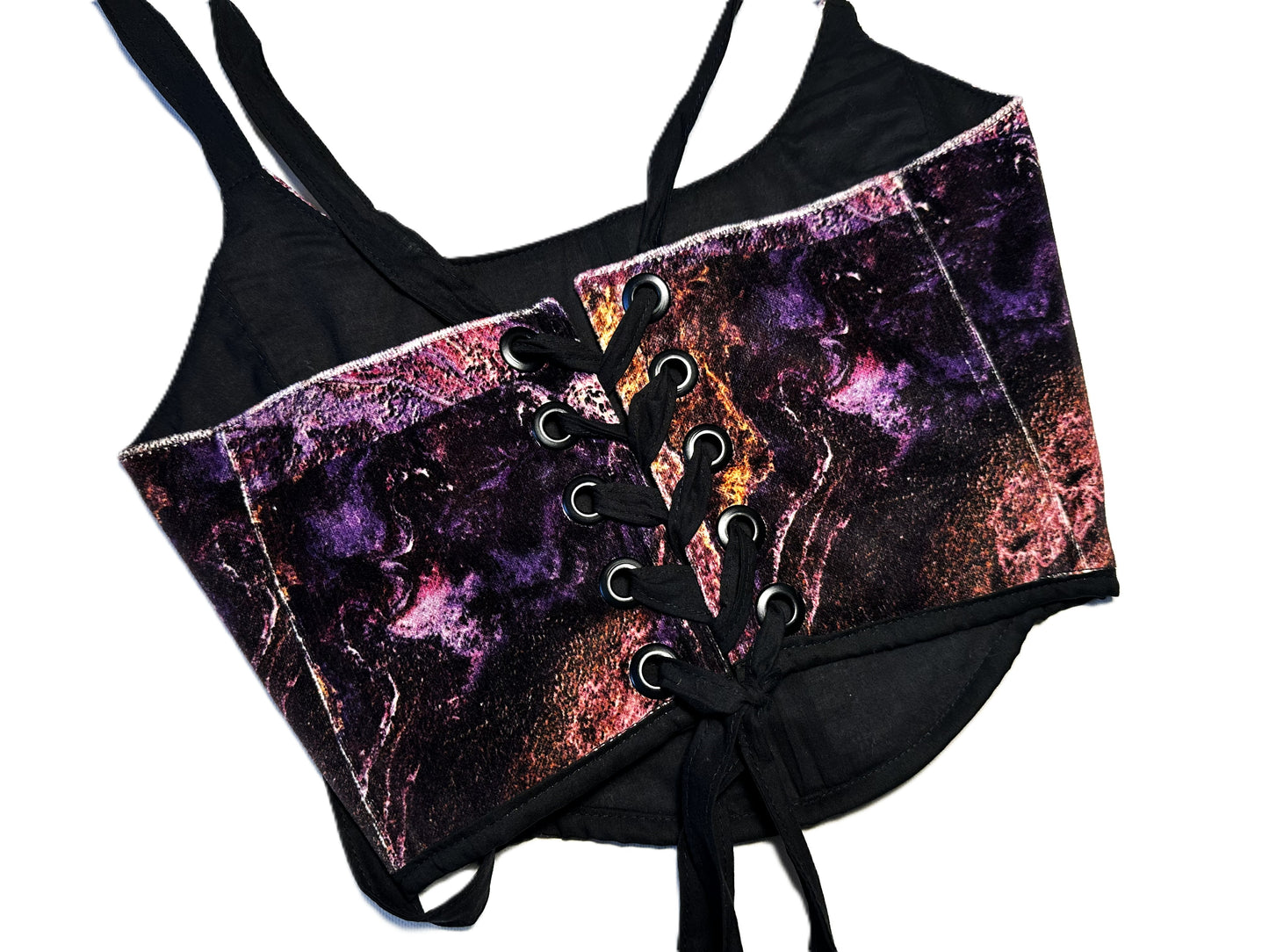 Wendbares Samt Korsett mit Baumwollfutter #750