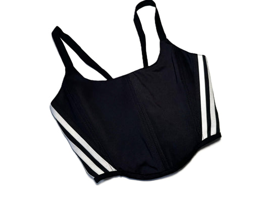 Wendbares Upcycled Korsett aus recycelter Sporthose #756