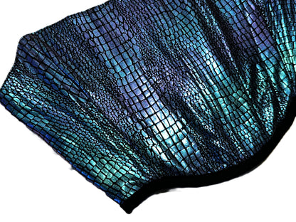 Wendbares Upcycle Korsett in schimmernder Schlangenoptik #761