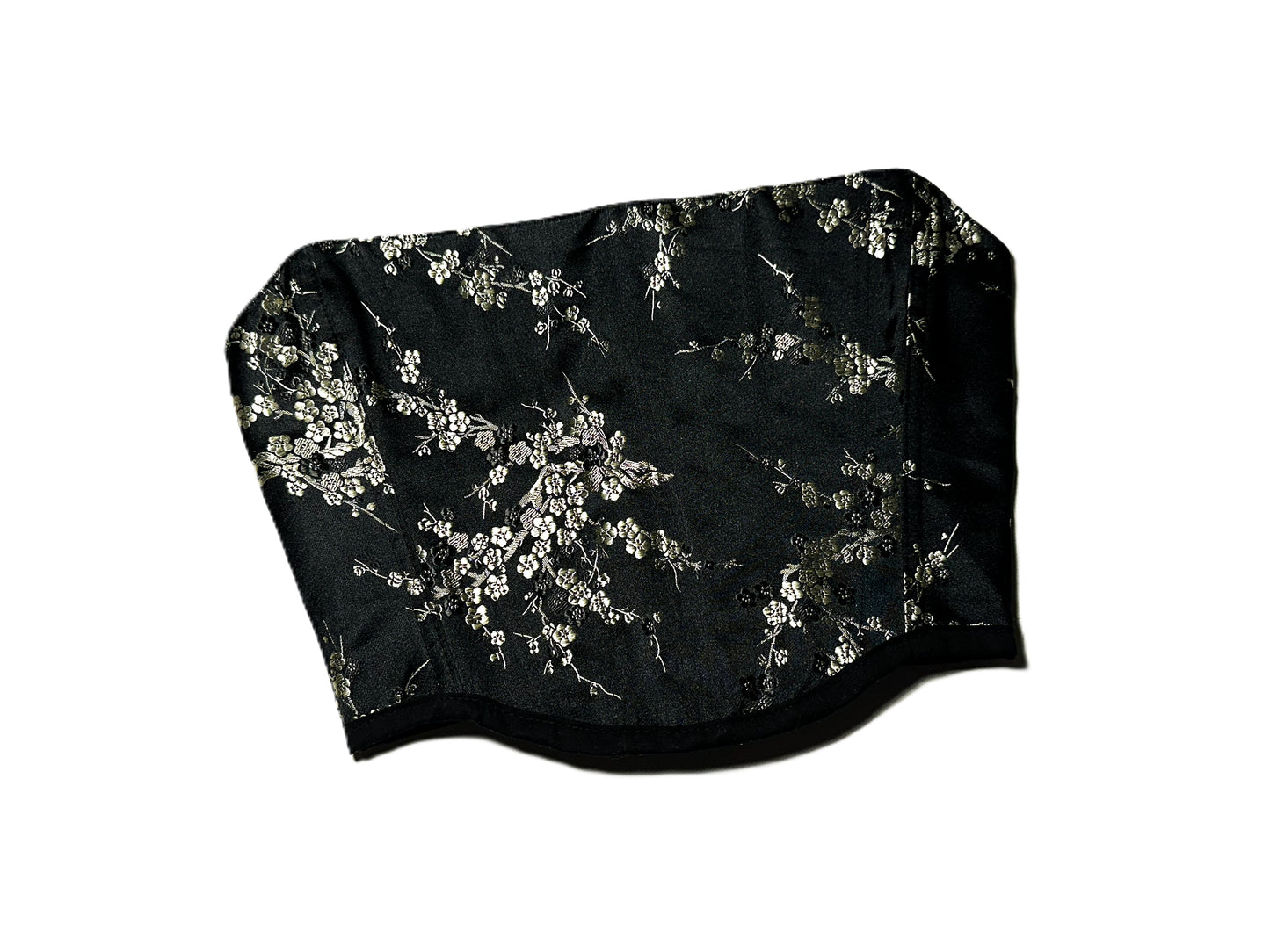 Wendbares Satin Korsett mit floralen Motiven #775