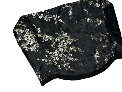 Wendbares Satin Korsett mit floralen Motiven #775