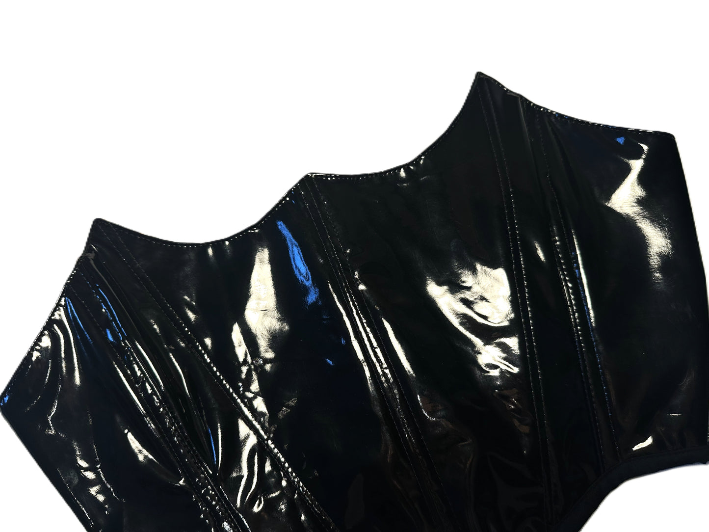 Schwarzes Lack Korsett – High Gloss Statement Piece #786