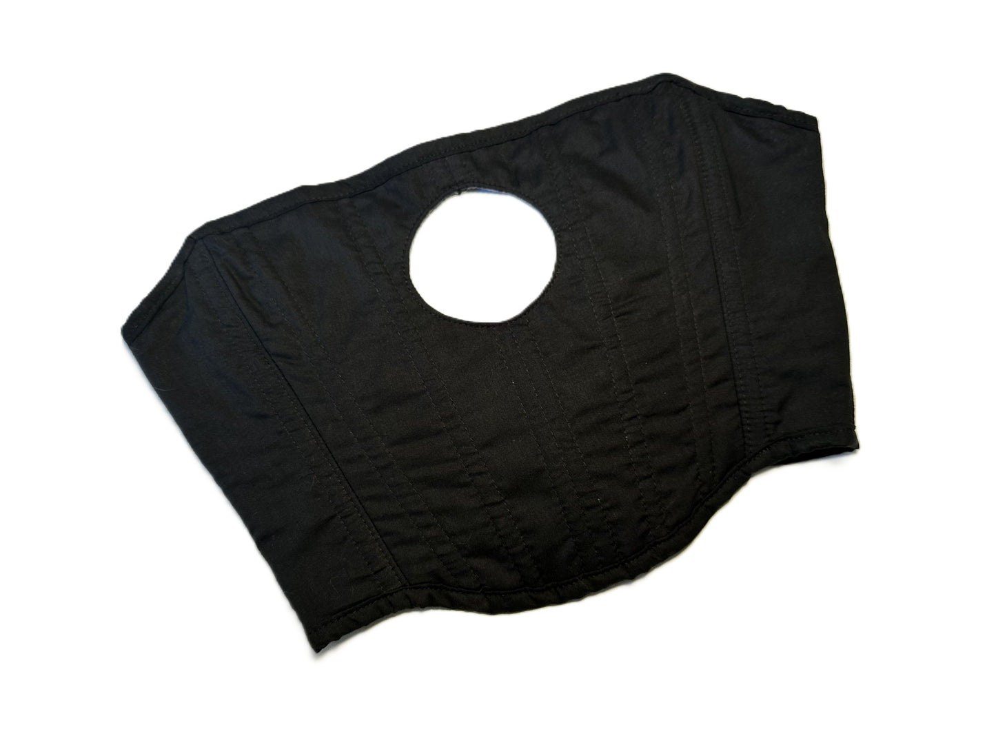 Wendbare Baumwoll Corsage mit rundem Cut-Out #855