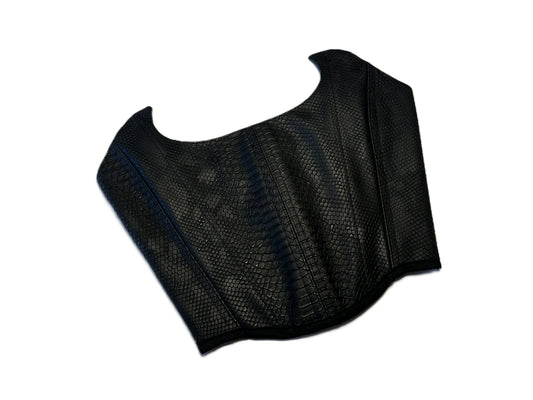 Dragon Skin Corset – Textured Faux Leather #862