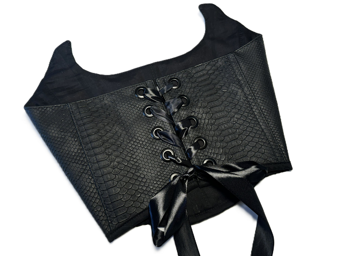 Dragon Skin Corset – Textured Faux Leather #862
