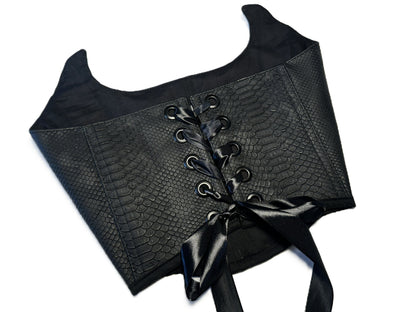 Dragon Skin Corset – Textured Faux Leather #862