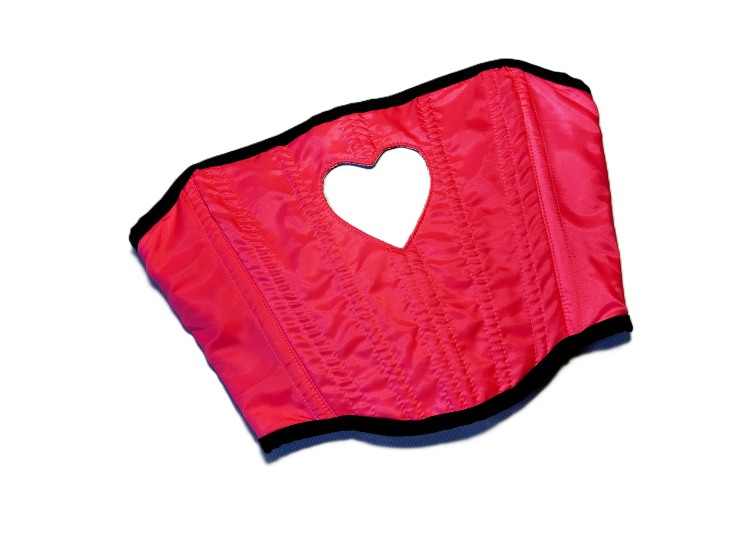 Neon Heart Corset – Y2K Cut-Out Statement Korsett #871