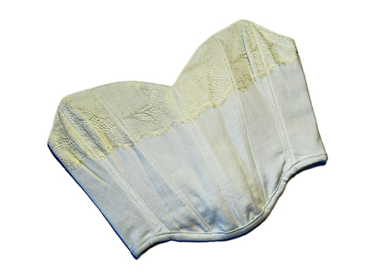 Butter Lace Corsage – Soft Coquette Muslin Top #877
