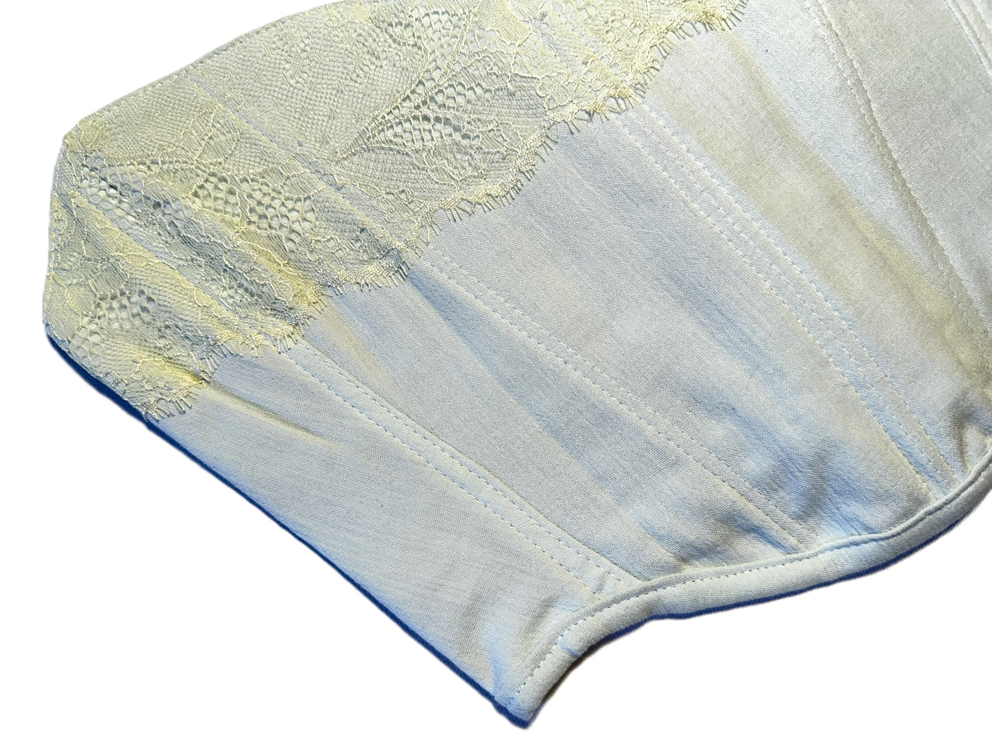 Butter Lace Corsage – Soft Coquette Muslin Top #877