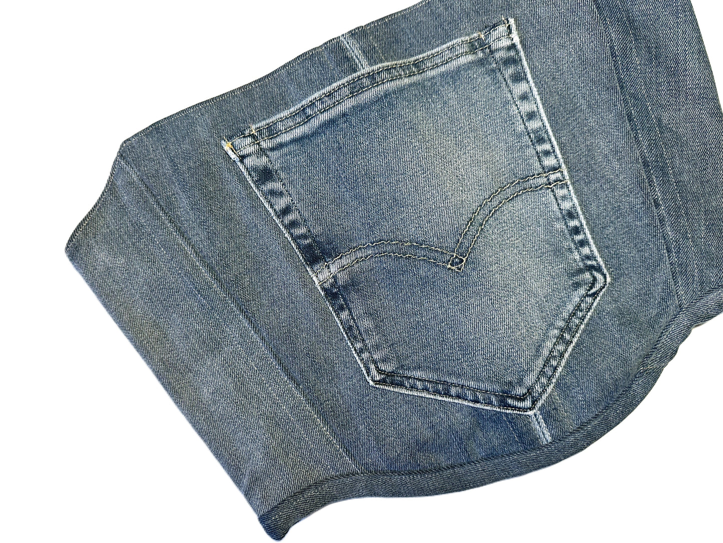 Denim Pocket Corsage – Upcycled Y2K Einzelstück #886