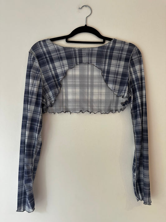 Sleeve Mesh Kariert
